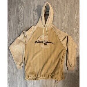 Vintage Sweater Clench Jeans Heavy Ribbed 2XL  Pullover Hoodie streetwear Y2k